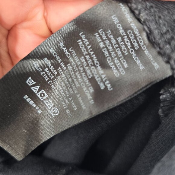 We The Free Jeans Women's 30 High Rise Flared Leg Black Stretch Denim Bellbottom - Picture 7 of 13